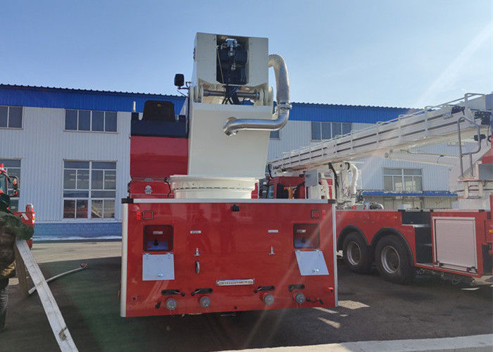 2100nm 1080rpm Aerial Ladder Fire Vehicle with Fire Monitor Flowing 4800L/Min