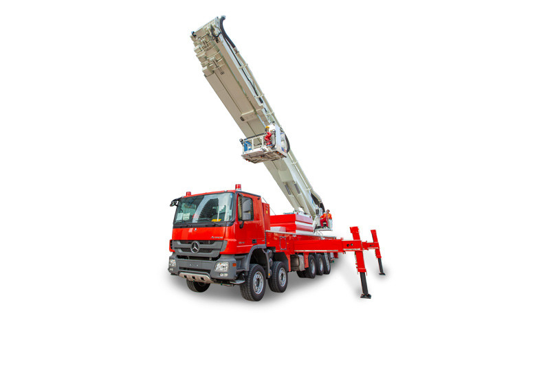 Shanghai Jindun Aerial Hydraulic Platform Fire Truck , 70m Height