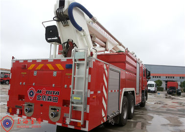 Sistema hidráulico máximo del poder 320KW del coche de bomberos de la torre de agua del chasis los 32m del Benz