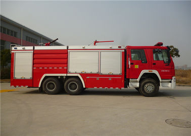 Camiones de bomberos comerciales de 6000L con un caudal de control de 48 L/S y un peso de 11600 kg