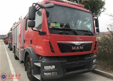 4x2 coche de bomberos de escalera aérea de la altura de funcionamiento del motor diesel los 25m del cilindro de la impulsión 6